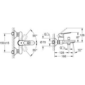 Củ sen tắm nóng lạnh GROHE 23603000